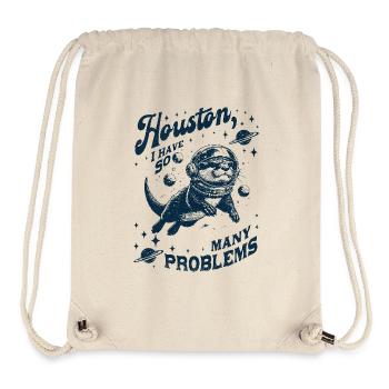 Houston I Have So Many Problems Otter - Stanley/Stella recycelter Gym Bag - Naturweiß - Vorne