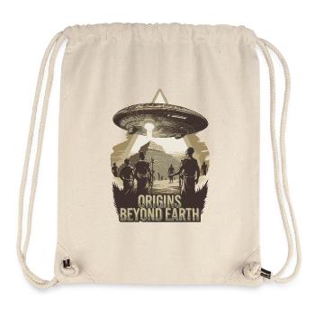 Ursprünge jenseits der Erde UFO Uralter Mythos - Stanley/Stella recycelter Gym Bag - Naturweiß - Vorne