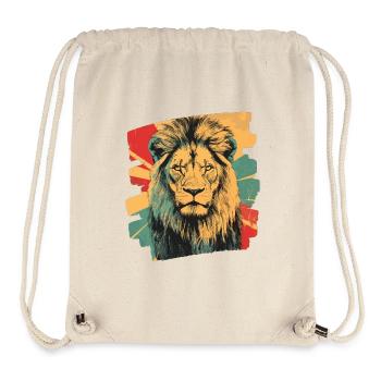 Leo Rétro - Sac à cordon recyclé Stanley/Stella - blanc naturel - Devant