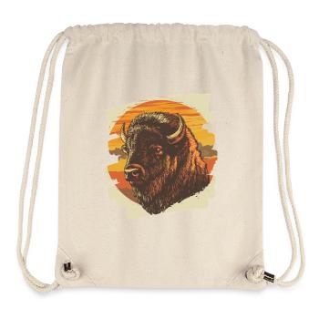 Bison - Stanley/Stella recycelter Gym Bag - Naturweiß - Vorne