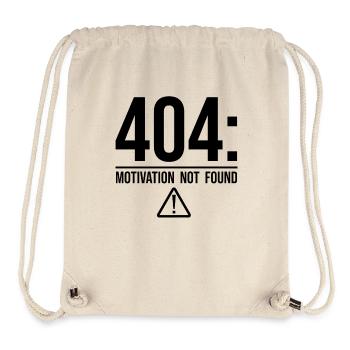 404: Motivation not found - Stanley/Stella Recycled Gym Bag - natural - Front