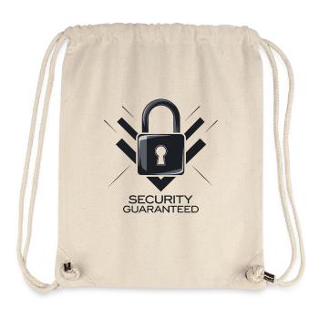 GARANTIERTE SICHERHEIT DES VORHÄNGESCHLOSSES - Stanley/Stella recycelter Gym Bag - Naturweiß - Vorne