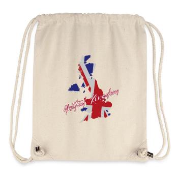 British pride, flag of the United Kingdom - Stanley/Stella Recycled Gym Bag - natural - Front