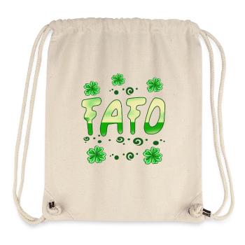 Fafo la Saint-Patrick - Sac à cordon recyclé Stanley/Stella - blanc naturel - Devant