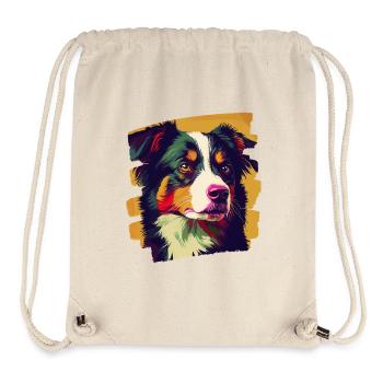 Australian Shepherd - Stanley/Stella Recycled Gym Bag - natural - Front