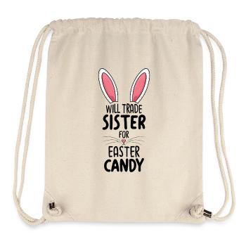 Will Trade Sister For Easter Candy - Stanley/Stella Recycled Gym Bag - natural - Front