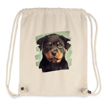 Rottweiler - Stanley/Stella recycelter Gym Bag - Naturweiß - Vorne