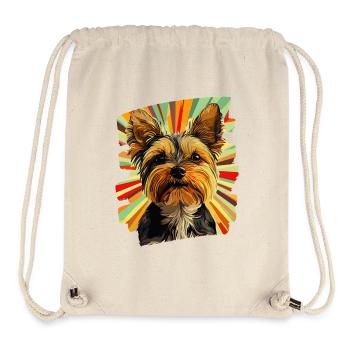 Yorkshire Terrier - Stanley/Stella Recycled Gym Bag - natural - Front
