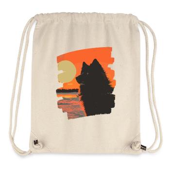 Finnish Lapphund - Stanley/Stella Recycled Gym Bag - natural - Front