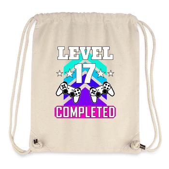 17 Birthday - Stanley/Stella Recycled Gym Bag - natural - Front