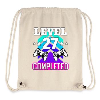 gaming geburtstag haha wie - Stanley/Stella recycelter Gym Bag - Naturweiß - Vorne
