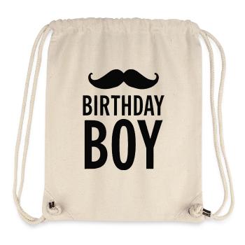 Birthday Boy – Geburtstag mit Schnurrbart - Stanley/Stella recycelter Gym Bag - Naturweiß - Vorne