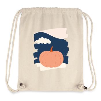 Pumpkin - Stanley/Stella Recycled Gym Bag - natural - Front