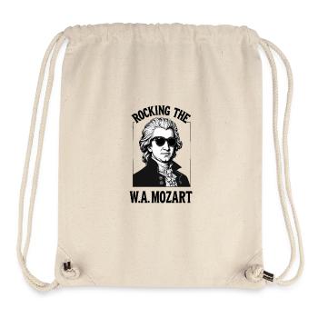 Rocking Mozart Classical Music Classical Composer - Stanley/Stella Recycled Gym Bag - natural - Front
