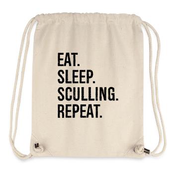 Eat Sleep Sculling Repeat - Stanley/Stella Recycled Gym Bag - natural - Front