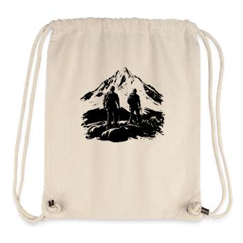 Summit climbing: Mountaineering in the Alps - Outdoor - Stanley/Stella Recycled Gym Bag - natural - Front