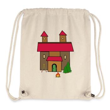 Schwert Burg Festung Mittelalter Ritter Kind - Stanley/Stella recycelter Gym Bag - Naturweiß - Vorne