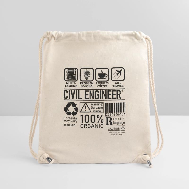 Civil Engineer multi tasking problem solving Stanley/Stella recycelter Gym Bag