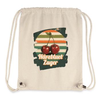 Härzbluetzuger Zuger Chriesi Kirschen Kanton Zug - Stanley/Stella recycelter Gym Bag - Naturweiß - Vorne