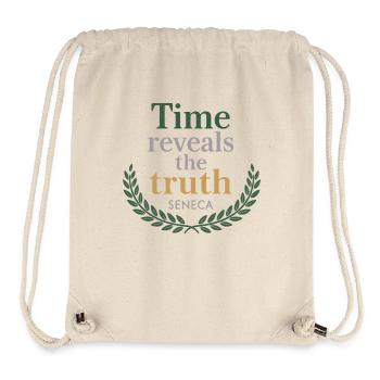 Seneca | Die Zeit enthüllt die Wahrheit – Stoisches Zitat - Stanley/Stella recycelter Gym Bag - Naturweiß - Vorne