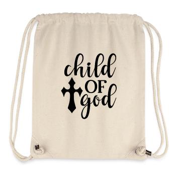 Enfant de Dieu - Sac à cordon recyclé Stanley/Stella - blanc naturel - Devant