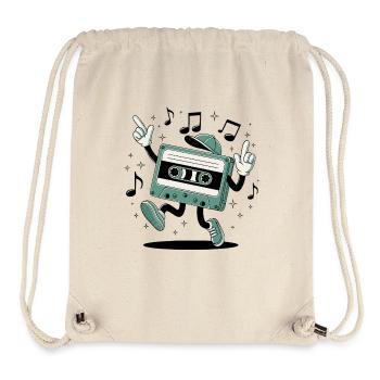 Retro Retro Party Cassette 80's and 90's - Stanley/Stella Recycled Gym Bag - natural - Front