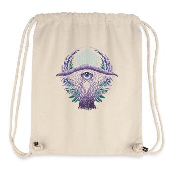 Third Eye Fungi | Mystical Vision Design - Stanley/Stella Recycled Gym Bag - natural - Front