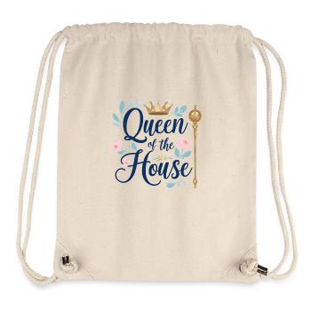 Queen des Hauses – Perfekt zum Muttertag! - Stanley/Stella recycelter Gym Bag - Naturweiß - Vorne