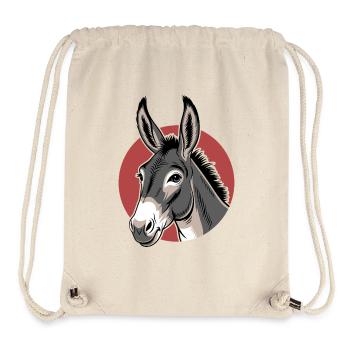Esel Maultier Pferd Bauernhof Tierhaltung Bauer Niedlich - Stanley/Stella recycelter Gym Bag - Naturweiß - Vorne