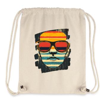Lunettes de soleil - Sac à cordon recyclé Stanley/Stella - blanc naturel - Devant