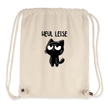Wenn Blicke beleidigen könnten – Katzenedition - Stanley/Stella recycelter Gym Bag - Naturweiß - Vorne