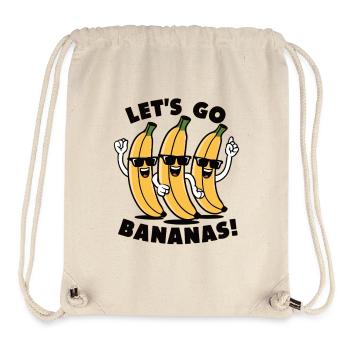 Tanzende Bananen mit Sonnenbrille - Stanley/Stella recycelter Gym Bag - Naturweiß - Vorne