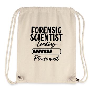 Scientifique médico-légal Scène de crime - Sac à cordon recyclé Stanley/Stella - blanc naturel - Devant