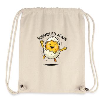 Mixed up again – egg with humor - Stanley/Stella Recycled Gym Bag - natural - Front