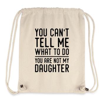 Funny Dad Tees Father Daddy Papa From Daughter Dad - Stanley/Stella Recycled Gym Bag - natural - Front