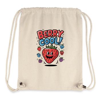 Berry Cool Fröhliche Früchte Spaß - Stanley/Stella recycelter Gym Bag - Naturweiß - Vorne
