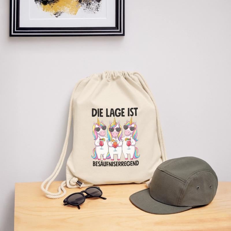 Die Lage Ist Besäufniserregend Stanley/Stella recycelter Gym Bag