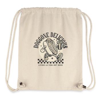 Doggone Delicious - Stanley/Stella Recycled Gym Bag - natural - Front