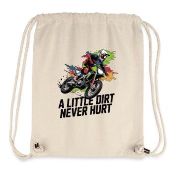Motocross – Dreck ist geil! - Stanley/Stella recycelter Gym Bag - Naturweiß - Vorne