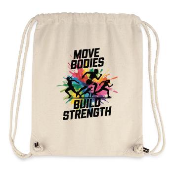 Power & Bewegung Shirt - Stanley/Stella recycelter Gym Bag - Naturweiß - Vorne