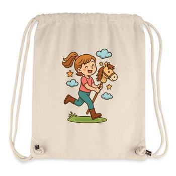 Hobby Horsing - Stanley/Stella recycelter Gym Bag - Naturweiß - Vorne