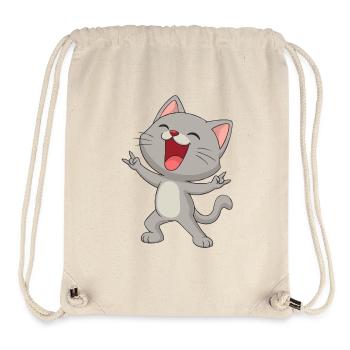 Rock'n'Roll Miez - Stanley/Stella recycelter Gym Bag - Naturweiß - Vorne