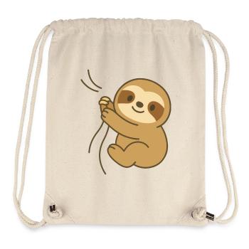 Cozy Sloth Hug - Cuddly Sloth Baby - Stanley/Stella Recycled Gym Bag - natural - Front
