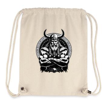 Norse Mythology Viking Warrior Valhalla - Stanley/Stella Recycled Gym Bag - natural - Front