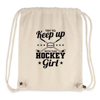 Hockey Girls - Stanley/Stella Recycled Gym Bag - natural - Front
