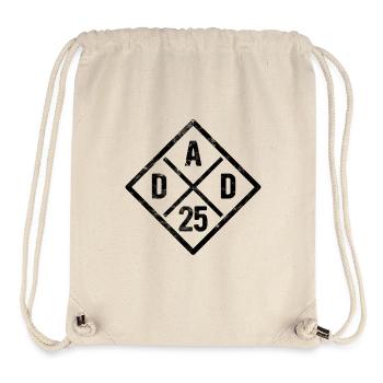 Dad 25 - Papa - Vater 2025 - Geschenk - Stanley/Stella recycelter Gym Bag - Naturweiß - Vorne