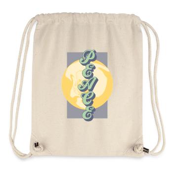 70s - Stanley/Stella recycelter Gym Bag - Naturweiß - Vorne