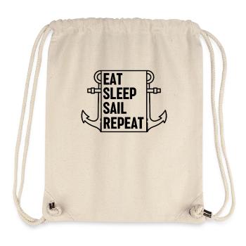 Segeln Segelsport Segelboot Segler - Stanley/Stella recycelter Gym Bag - Naturweiß - Vorne