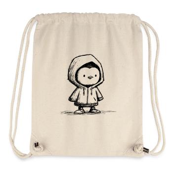 Kawaii Pinguin Hoodie Skizze – süßes Motiv - Stanley/Stella recycelter Gym Bag - Naturweiß - Vorne