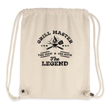 Grill Master The Man The Myth The Legend BBQ Dad - Stanley/Stella Recycled Gym Bag - natural - Front